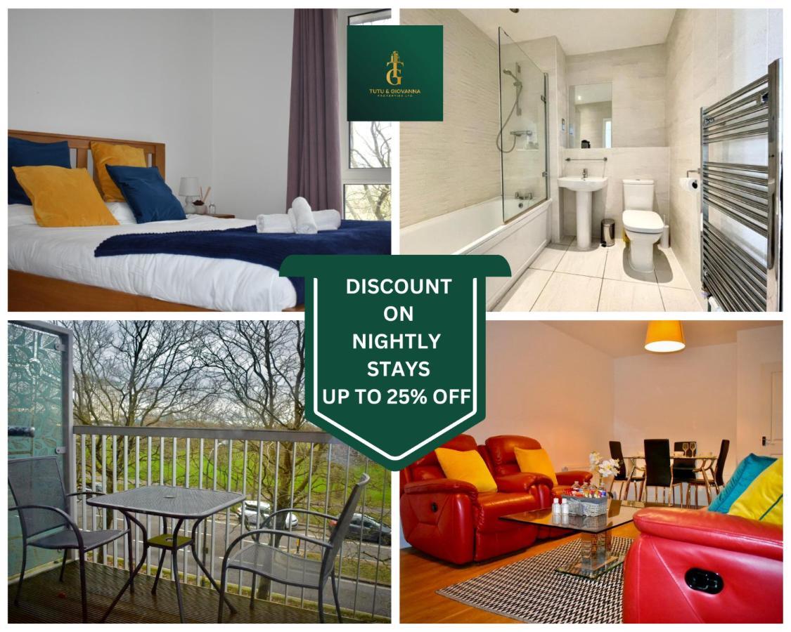 Classy Campbell Park Apartment, Balcony & Free Parking Milton Keynes Exterior foto